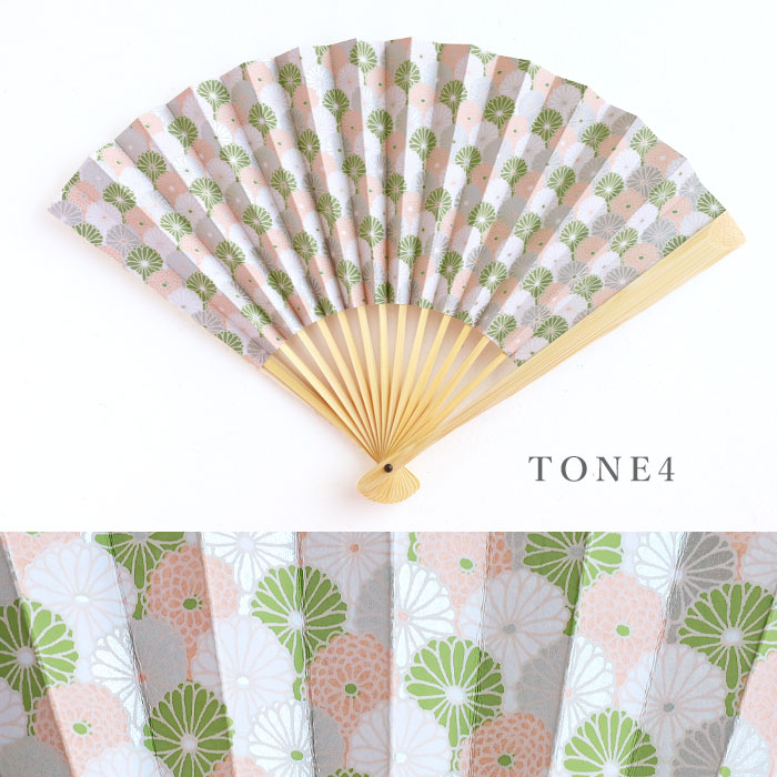楽天市場】【4柄】京都 尚雅堂 友禅 和紙 扇子 TONE [SGD-FAN-TONE