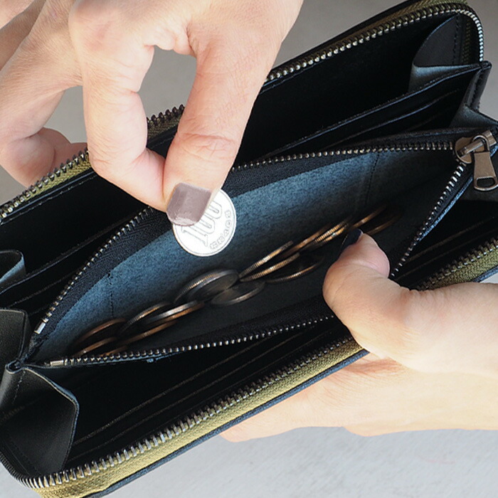 楽天市場】ZOO (ズー) 財布 長財布 クーズー革 ラウンドファスナー