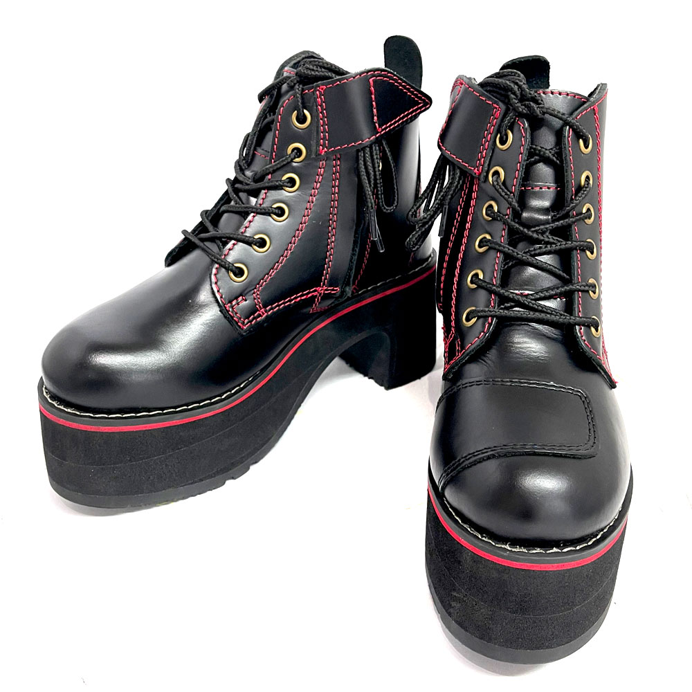 楽天市場】超厚底スワロー本革バイクブーツ受注生産※一部即納有り