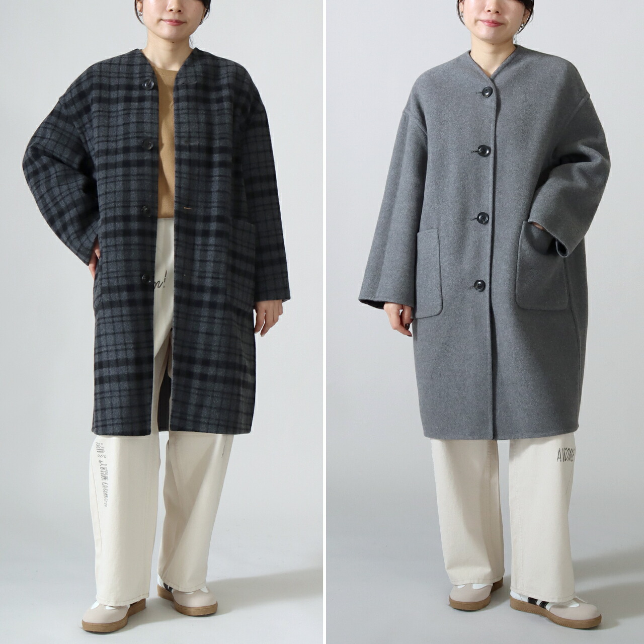 楽天市場】le glazik ルグラジック リバーシブル カラーレスコート