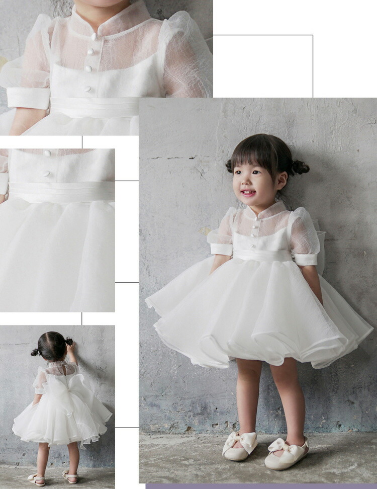 楽天市場】リングガール ドレス ベビードレス 結婚式 夏 セレモニー