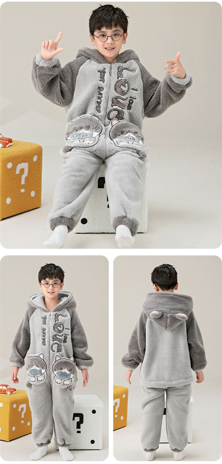 楽天市場】着ぐるみ パジャマ 親子ペア パジャマ 冬 猫 耳 フード付き