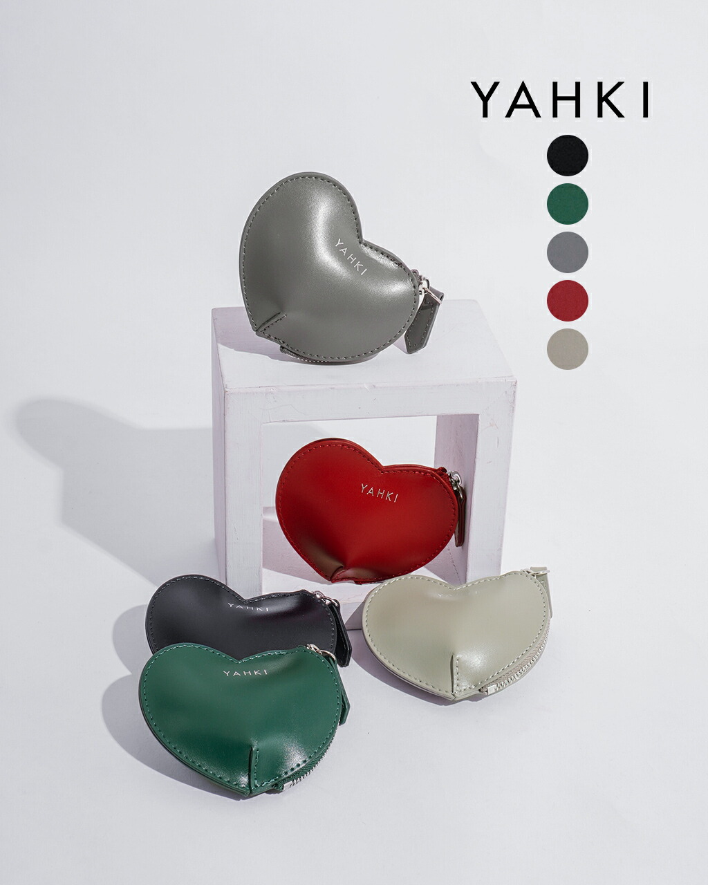 楽天市場】ヤーキ YAHKI ハート ミニポーチ レディース MULTI CASE