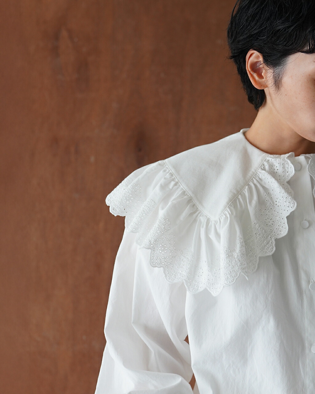 楽天市場】シンゾーン THE SHINZONE レースカラーブラウス レディース