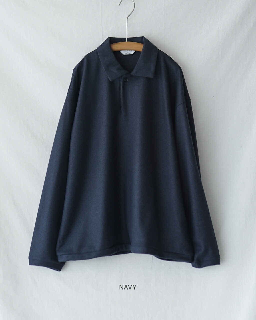 楽天市場】スティルバイハンド STILL BY HAND 長袖 ポロシャツ ウール