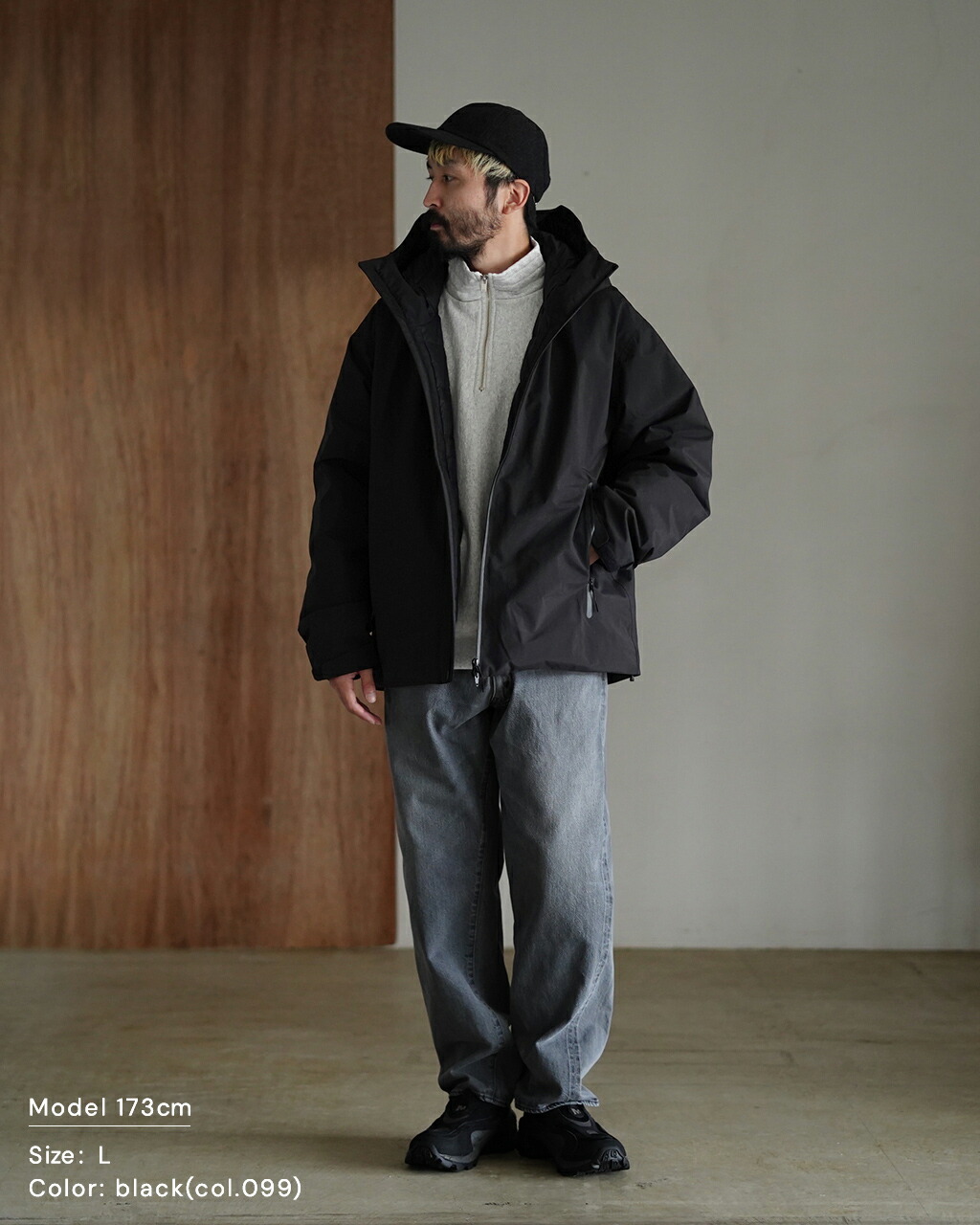 楽天市場】エスアイ ES.1 3レイヤー ダウンパーカー ブルゾン メンズ