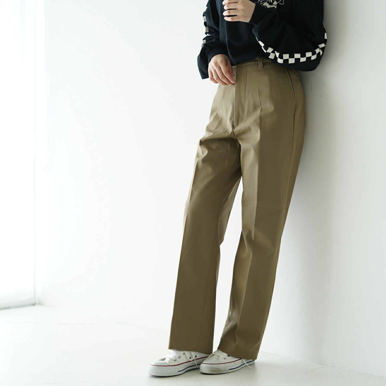 楽天市場】シンゾーン THE SHINZONE ハイウエスト チノ パンツ