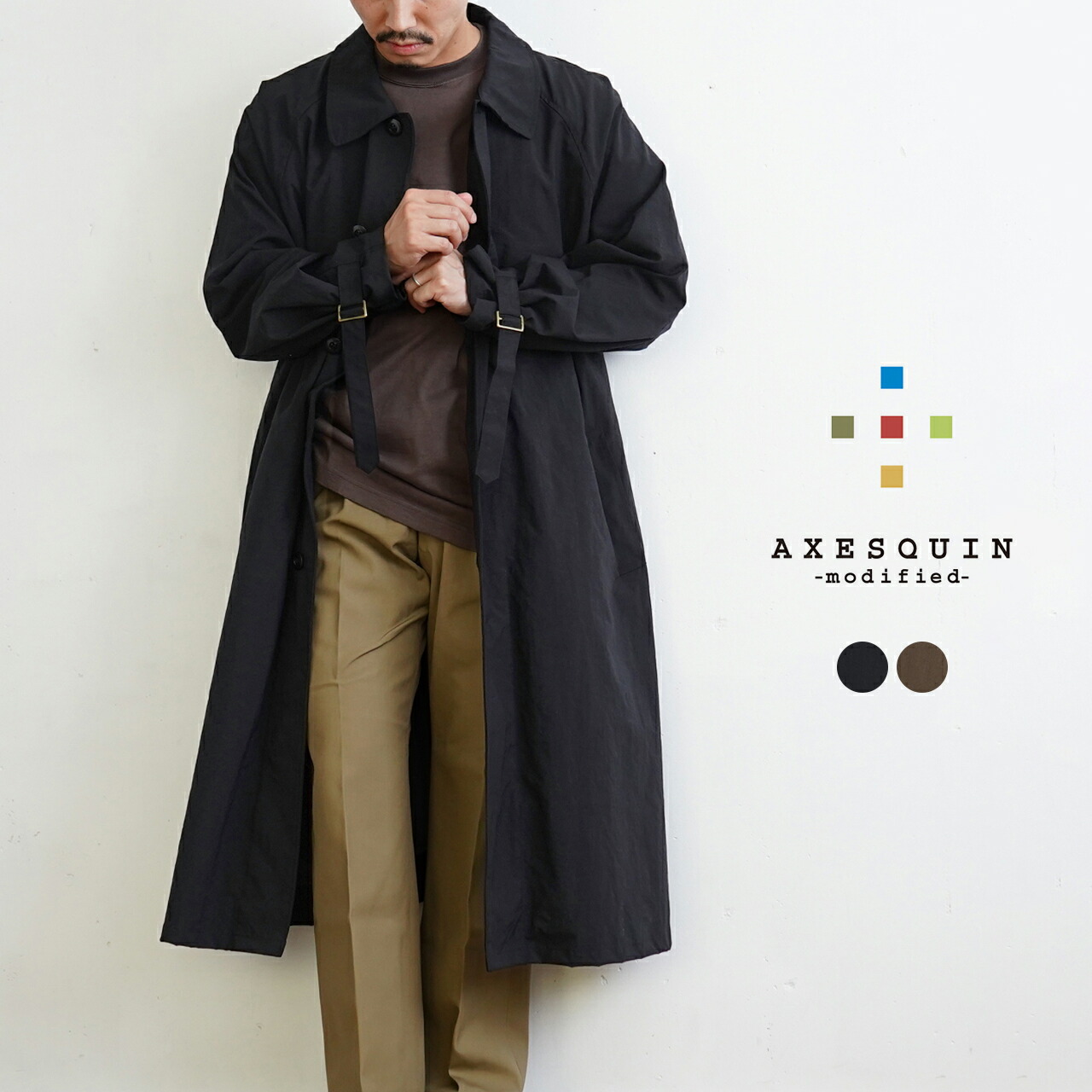 楽天市場】アクシーズクイン モーターサイクル コート メンズ ロング