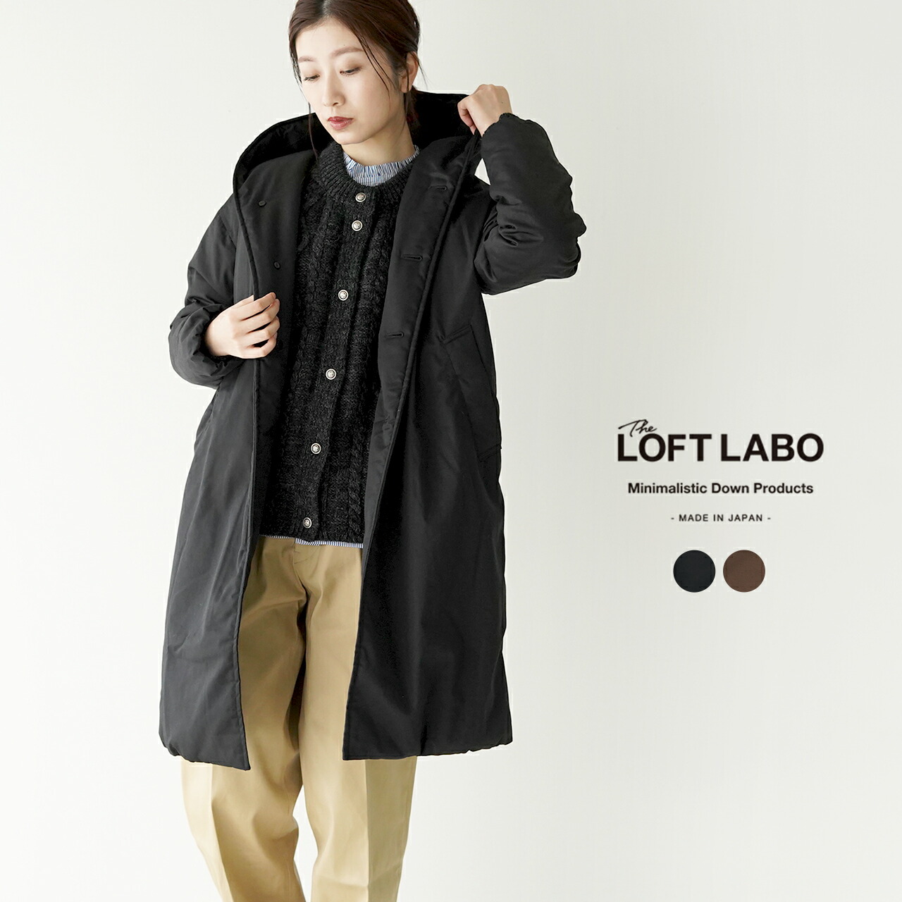 楽天市場】ロフトラボ The Loft labo ダウン コート レディース