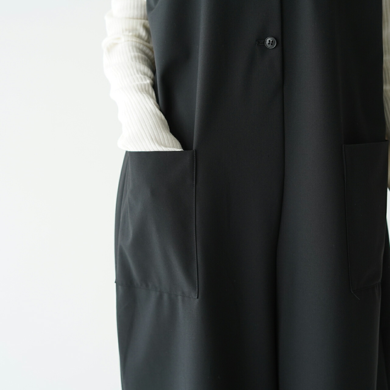 楽天市場】ミズイロインド mizuiro ind シャツカラー サロペット shirt