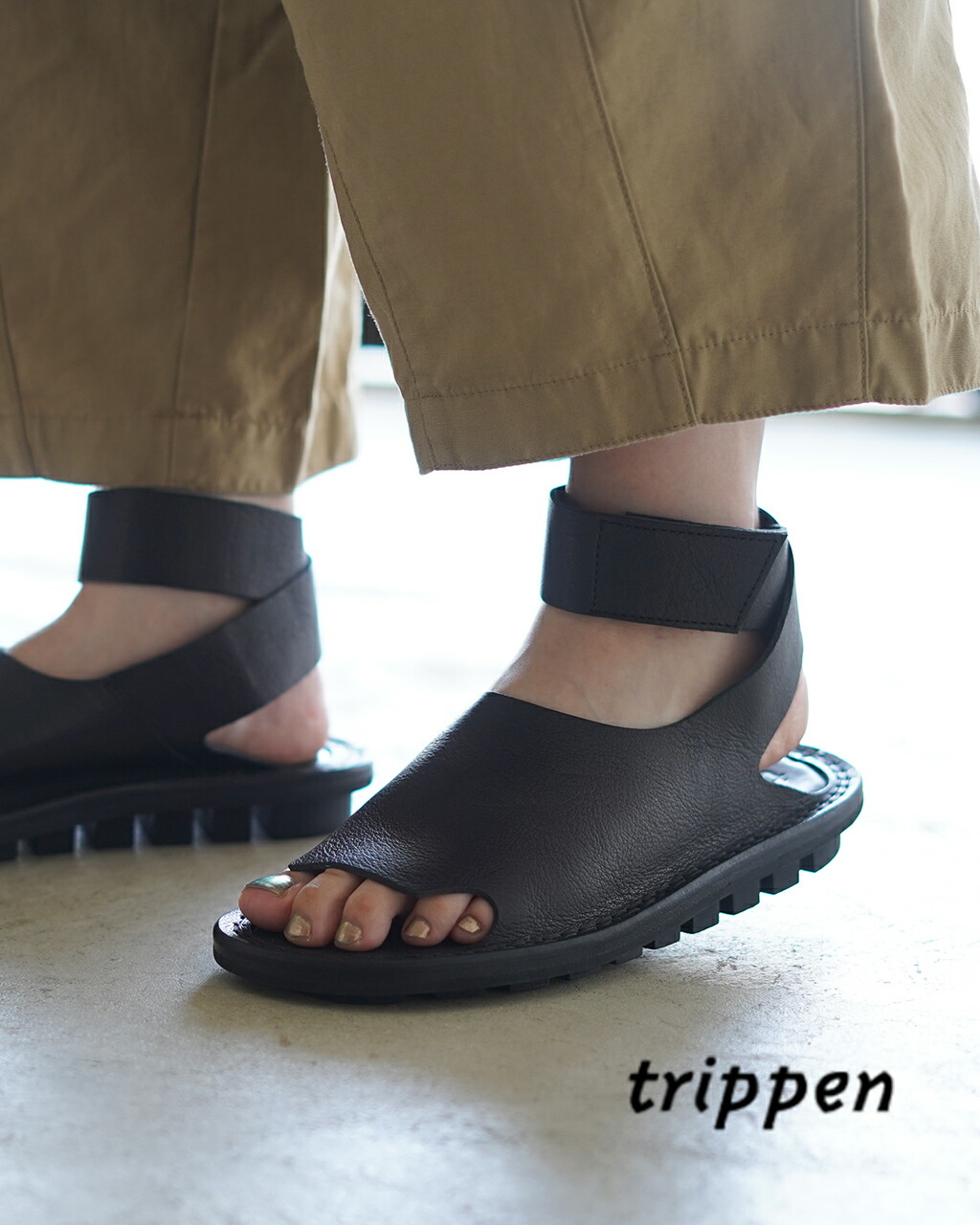 楽天市場】【SALE！20%OFF】トリッペン trippen ベルクロストラップ