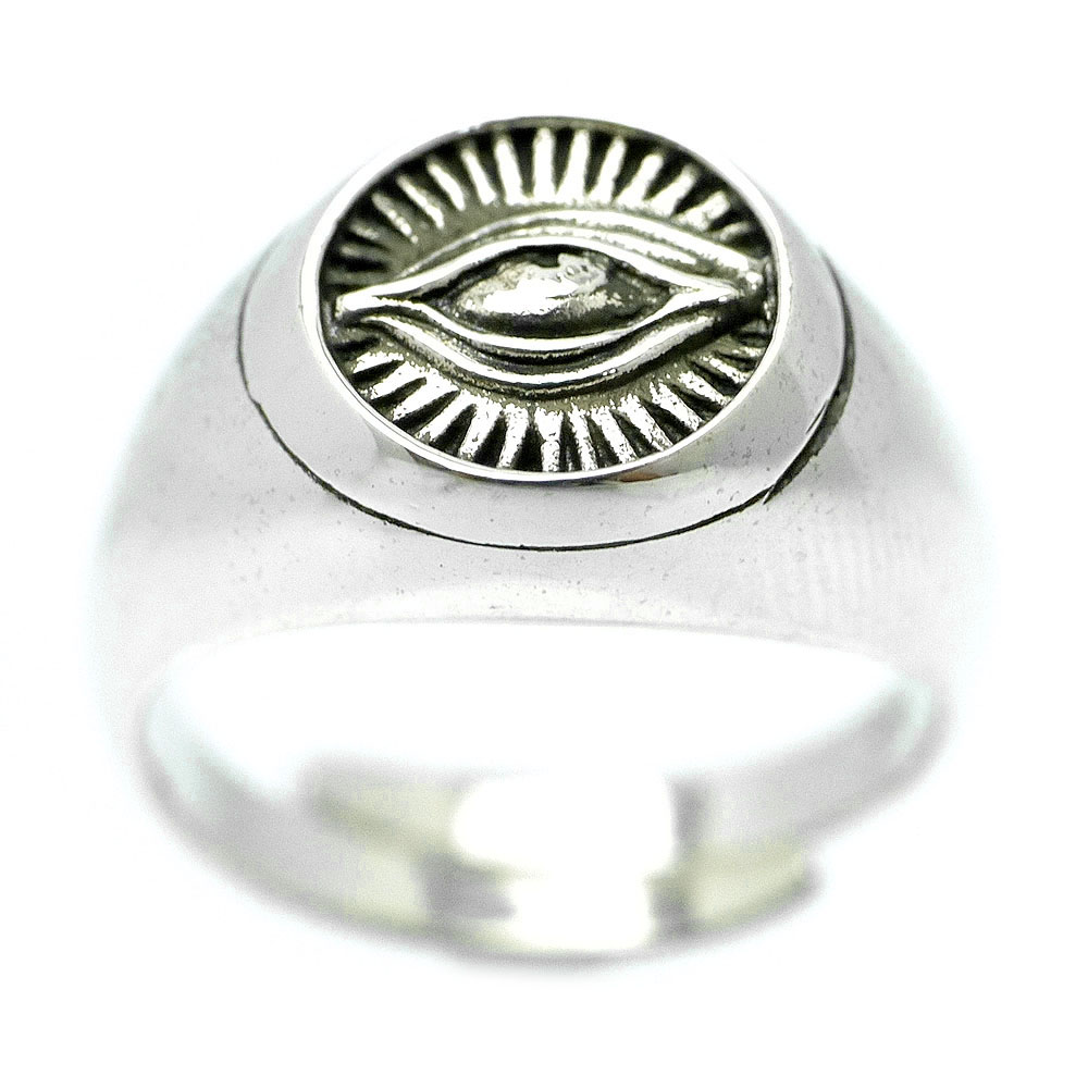 楽天市場】シルバー925 プロビデンスの目 シンプル リング メンズ ma