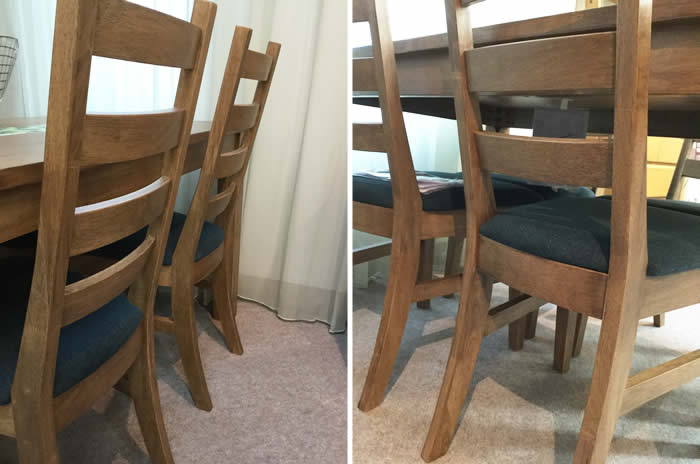 楽天市場】☆在庫あり！【送料無料】大川家具 テスタ ダイニングチェア