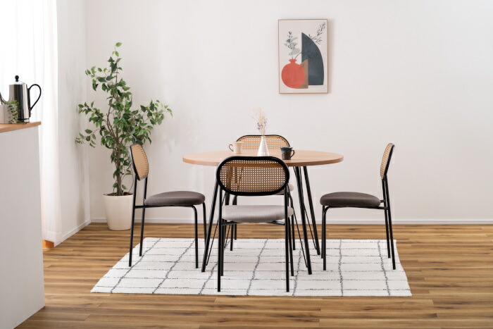 楽天市場】【送料無料】ダイニングテーブル 幅105cm 高さ72cm 丸い 丸