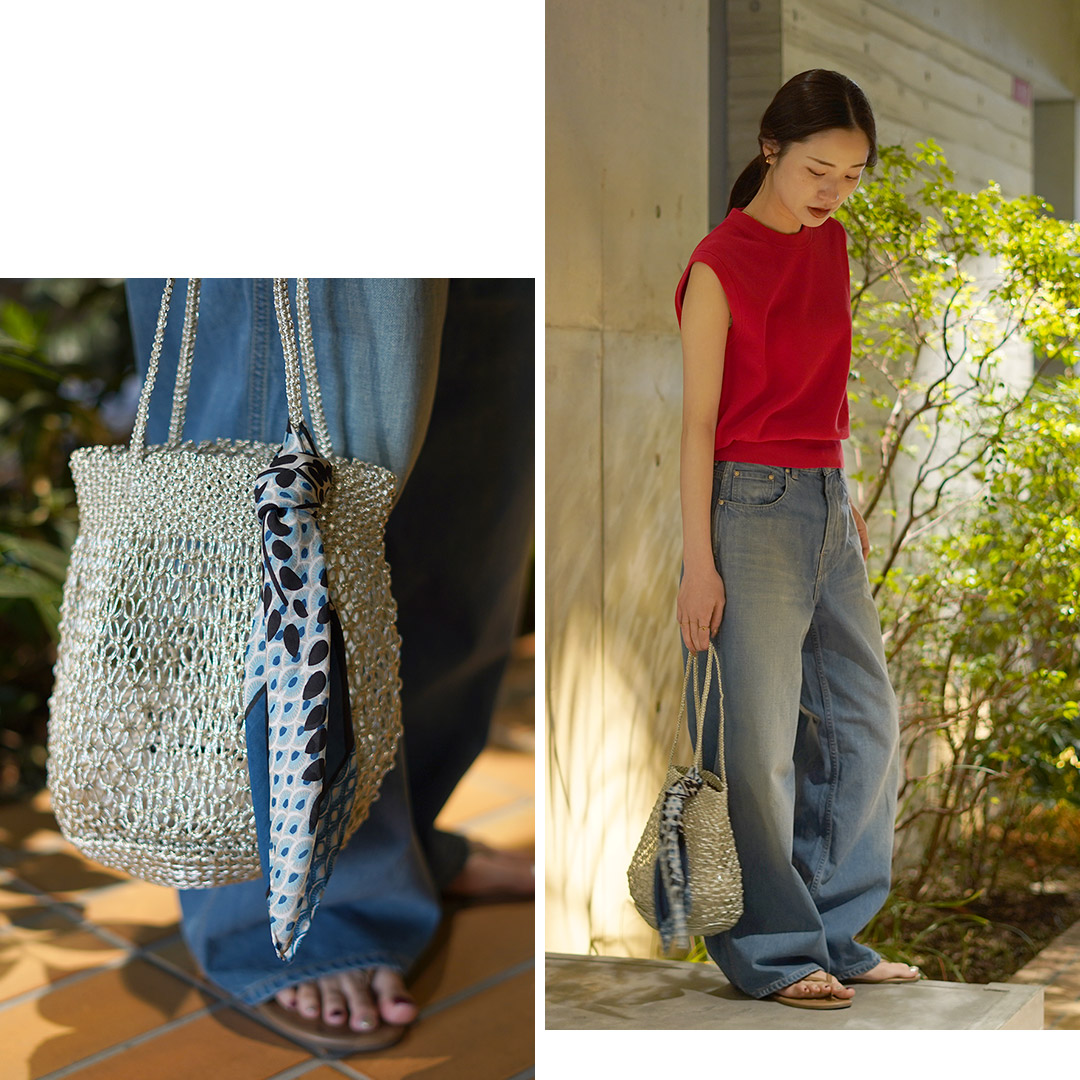 楽天市場】【動画あり】BAGMATI（バグマティ） メッシュ コード編み