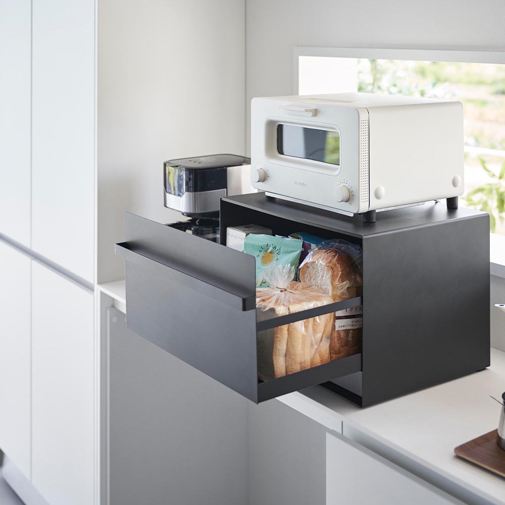 楽天市場】山崎実業 tower タワー シリーズ キッチン ブレッドケース