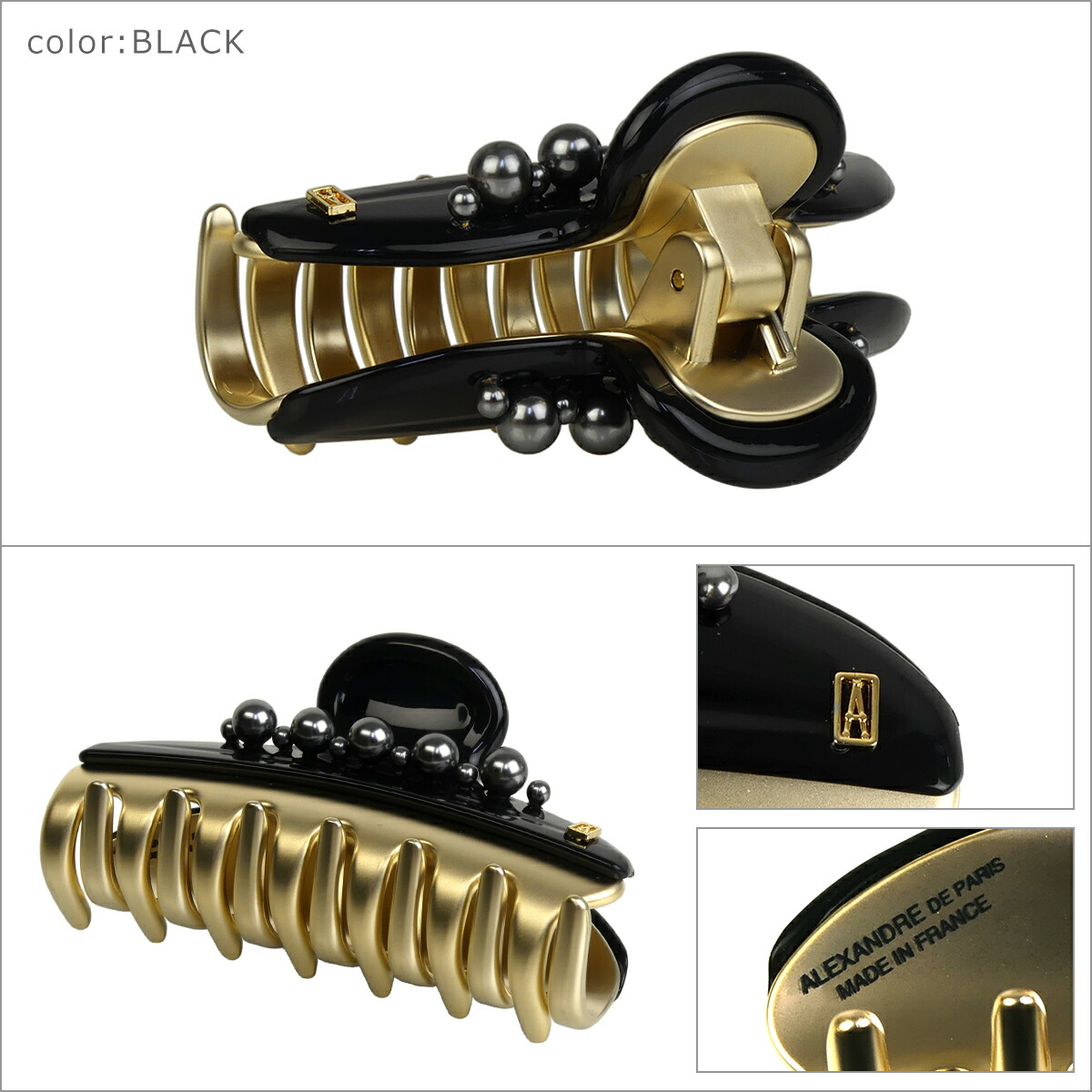 楽天市場】アレクサンドルドゥパリ ヘアクリップ（M）髪留め