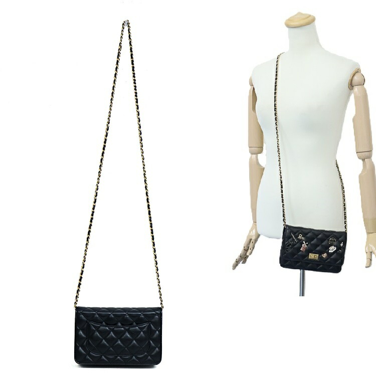 楽天市場】CHANEL マトラッセ 2.55 アイコンチャーム チェーン