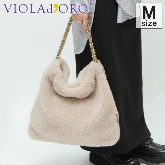 楽天市場】【10％クーポン】ヴィオラドーロ ファーバッグ violad'oro