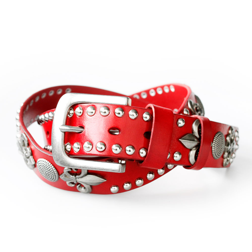 楽天市場】【スーパーSALE開催中】スタッズベルト レザーベルト メンズ