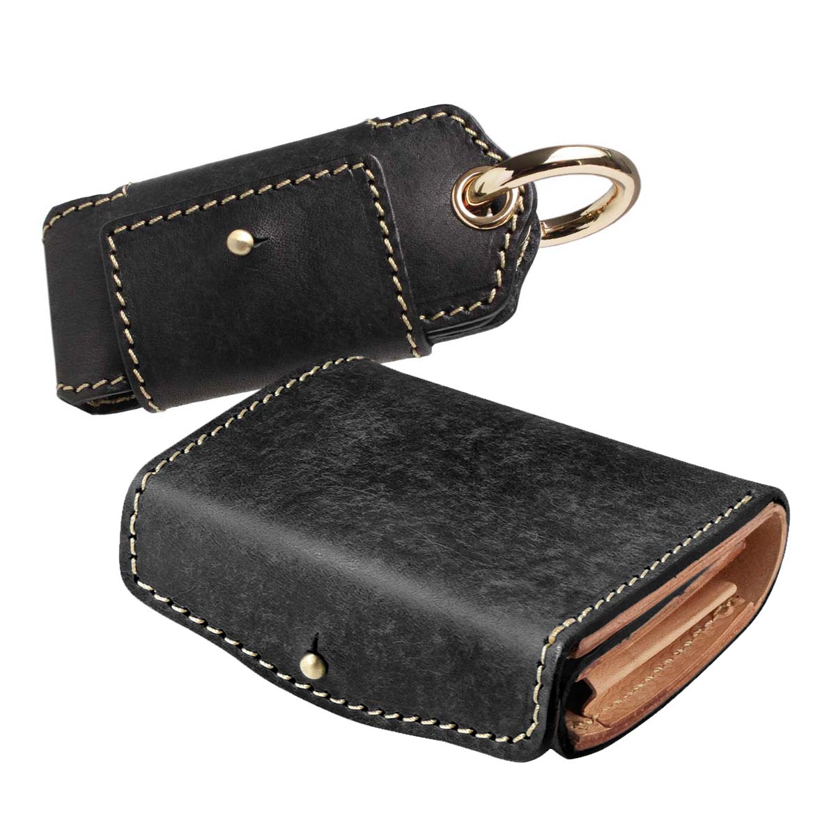 楽天市場】2点セット ブック型ウォレット マルチキーケース レザー