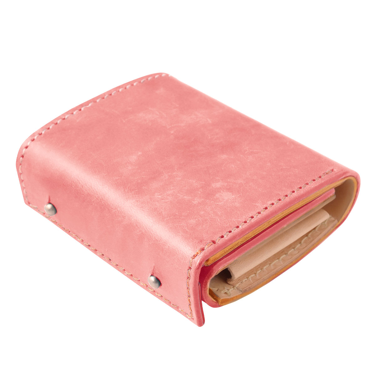 楽天市場】レザーウォレット ミニ財布 ブック型コンパクトウォレット