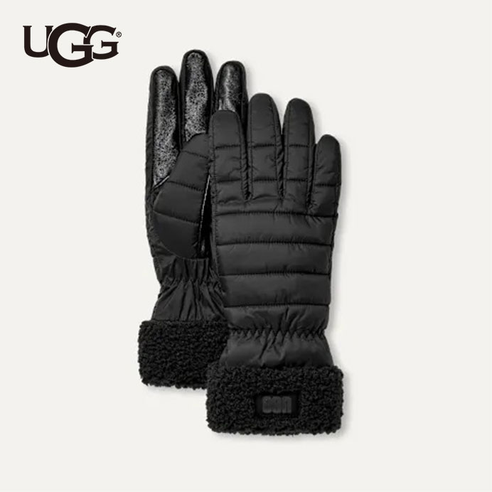 楽天市場】【国内正規販売店】UGG/アグ W AW UGGFLUFF CUFF GLOVE/AW