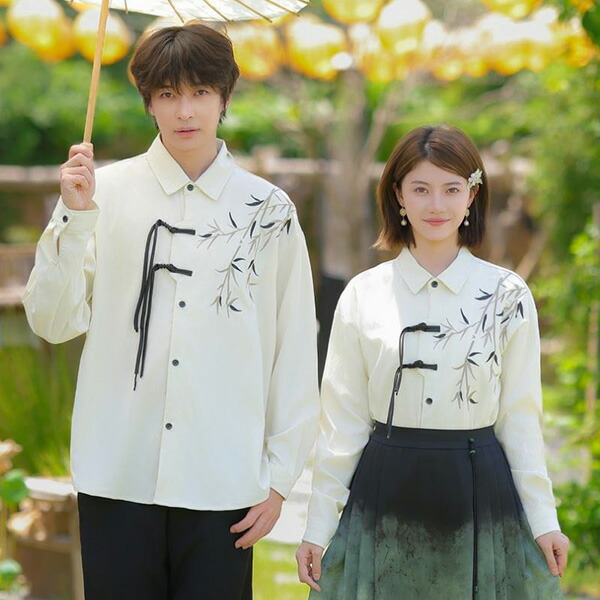 楽天市場】長袖シャツ 黒 刺繍の通販