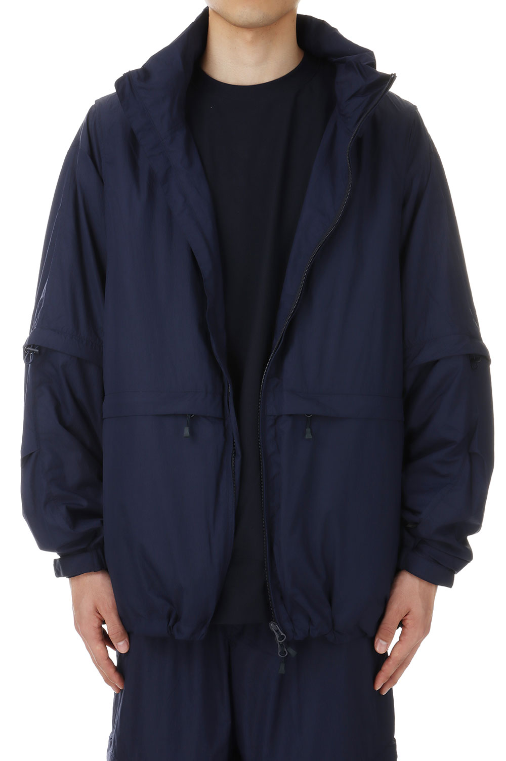 楽天市場】【P5倍】TECH DETACHABLE WINDBREAKER JACKET - MID NAVY