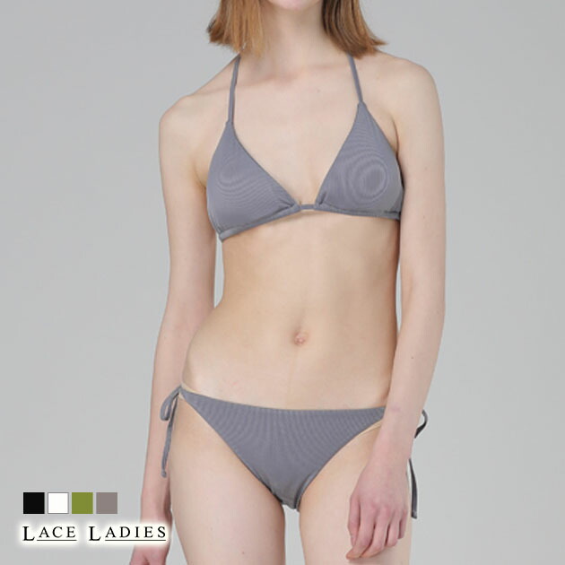 楽天市場】ベーシックストラップトライアングルビキニセット 女性