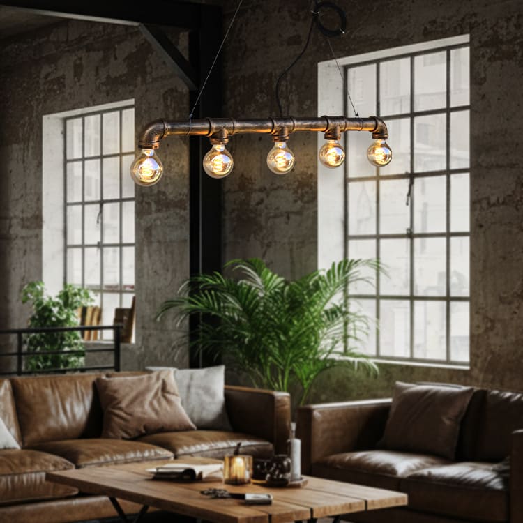 楽天市場】天井照明 吊り下げ LED ペンダントライト インダストリアル