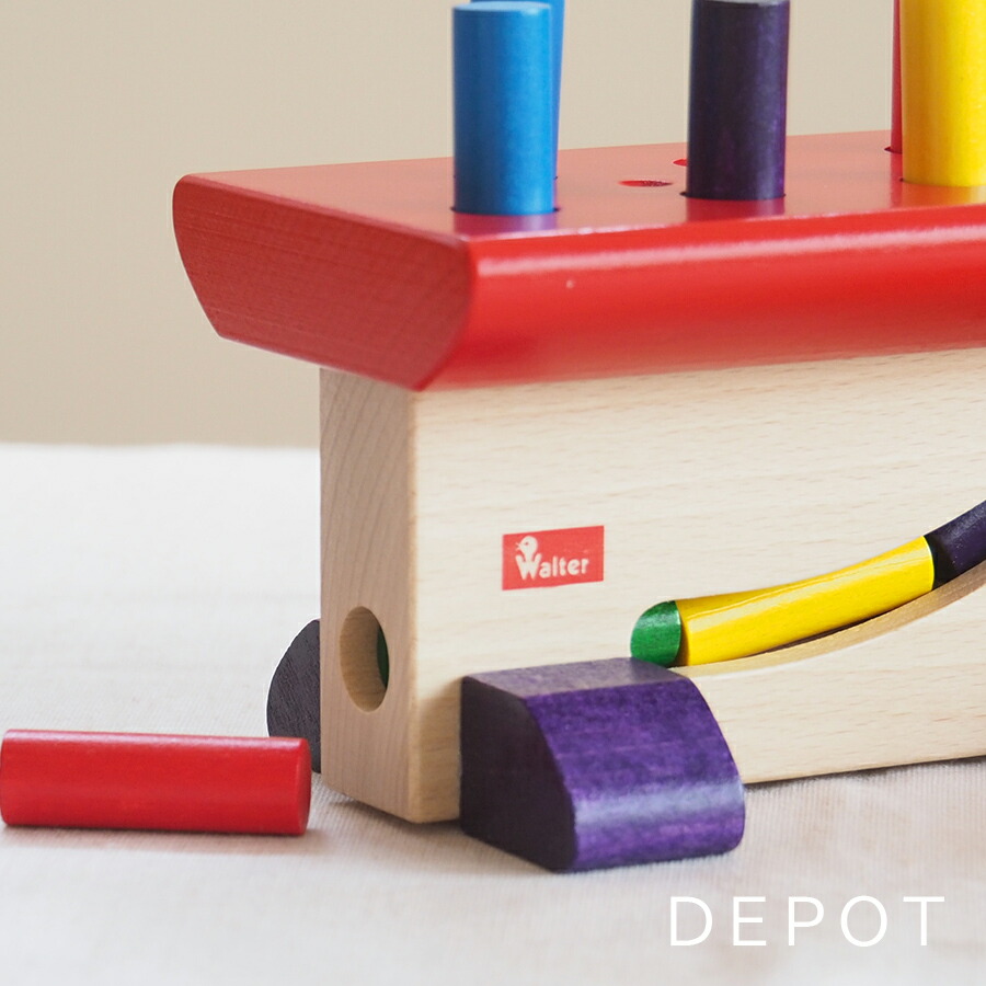 楽天市場】ニック社 ハンマートイ 大工さん 木製 木のおもちゃ たたく