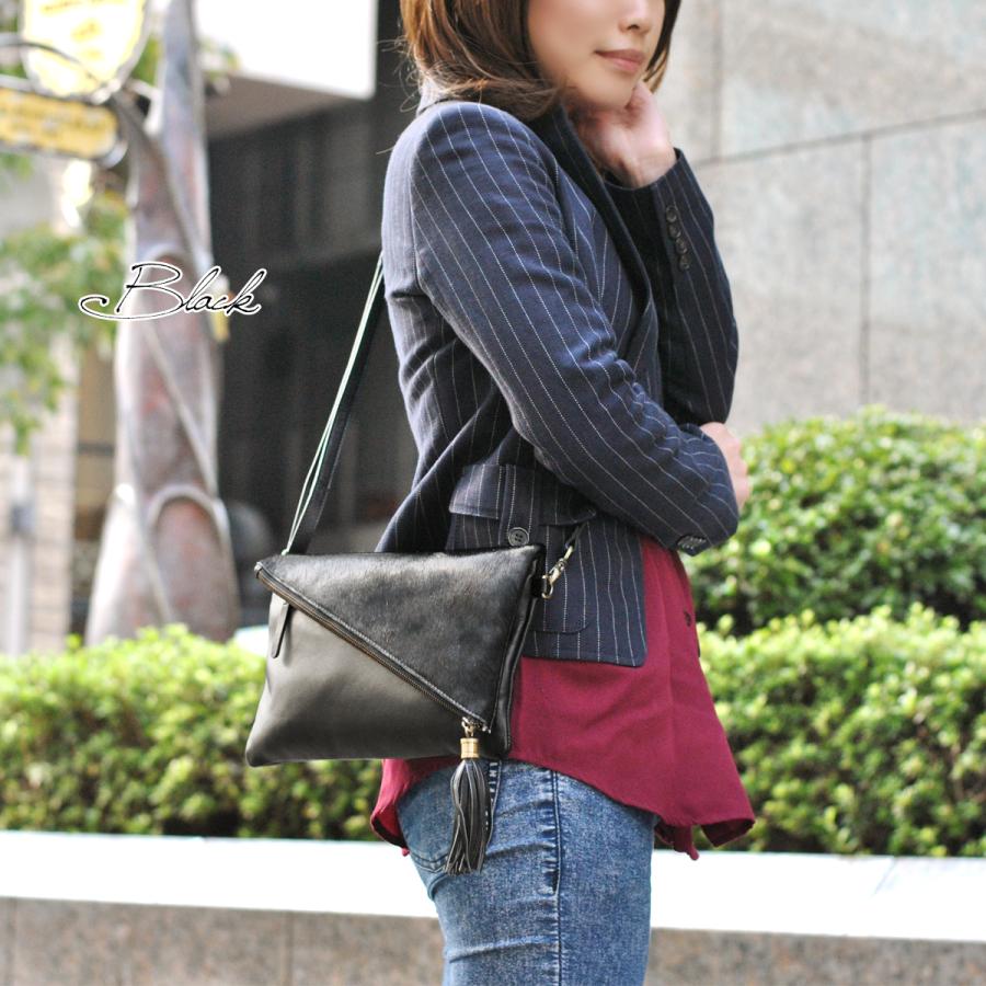 楽天市場】クラッチバッグ ショルダーバッグ 2WAY 本革レザー ハラコ