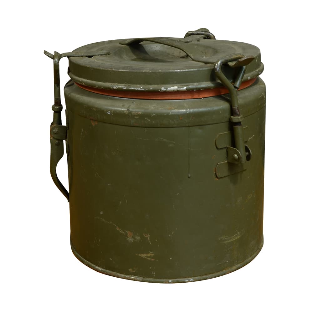楽天市場】チェコ軍放出品 フードコンテナ 保温コンテナ 5L スチール製
