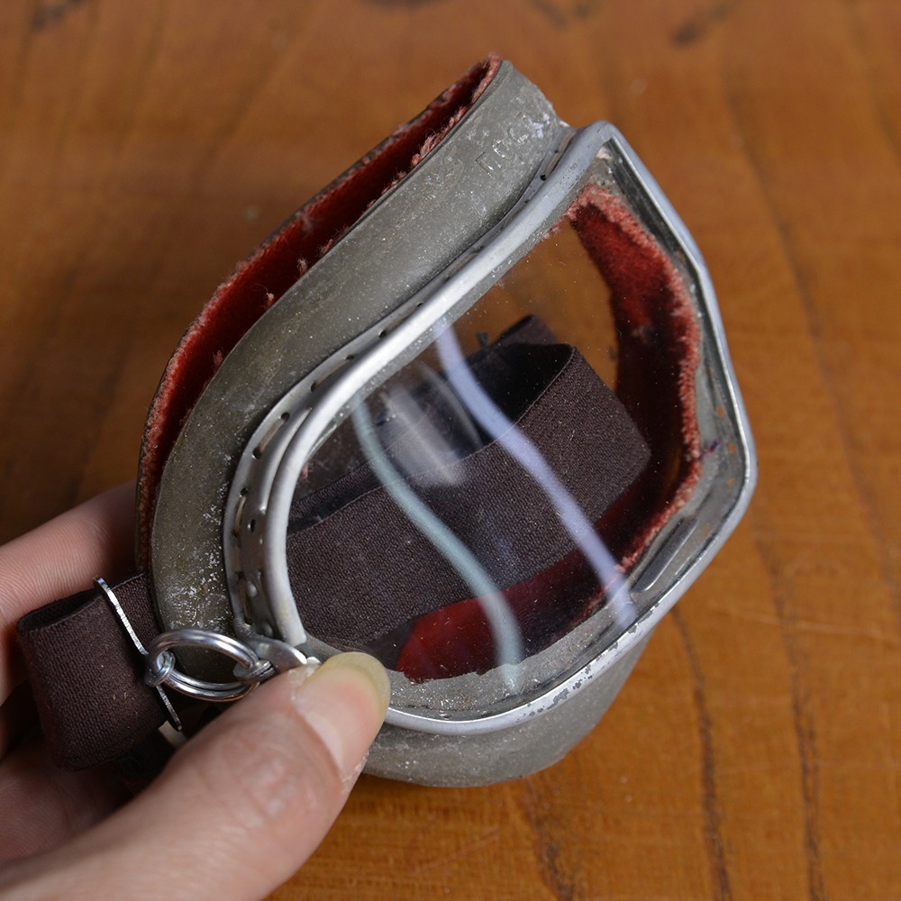 楽天市場】ロシア軍放出品 パイロットゴーグル WW2 折り畳み式 ソ連