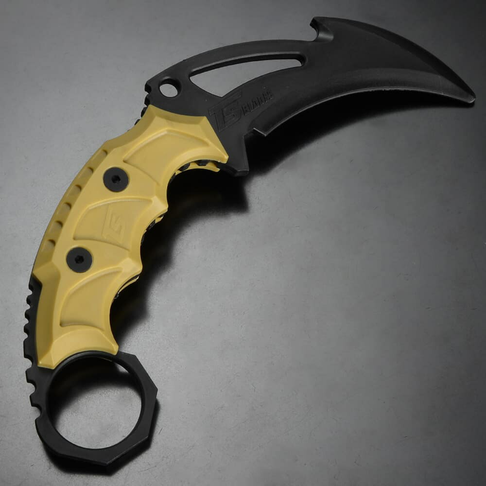 楽天市場】TS BLADES ダミーナイフ BLACK WIDOW G3 カランビット型