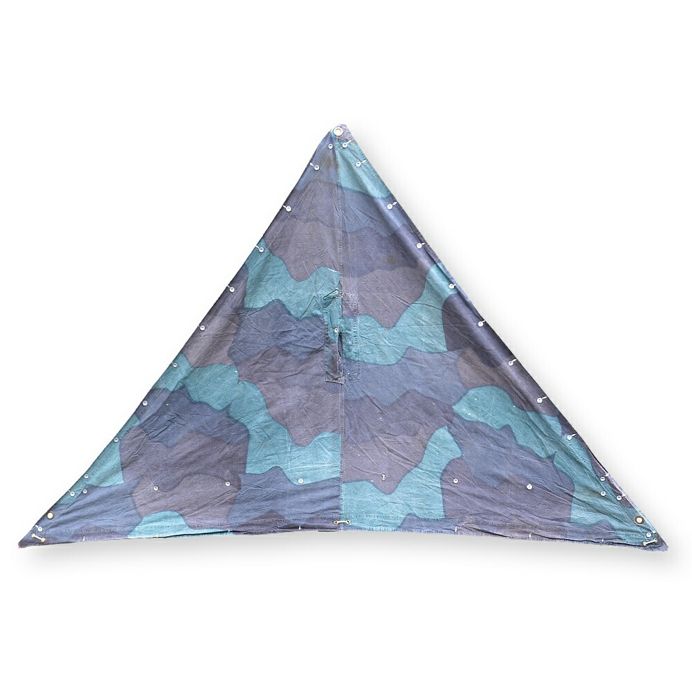 楽天市場】スウェーデン軍放出品 テントシート 軍幕 トライアングル