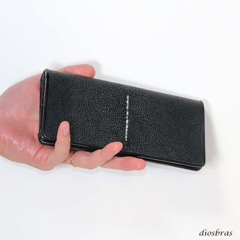 楽天市場】財布 スティングレイ ガルーシャ 二つ折り長 財布 極薄