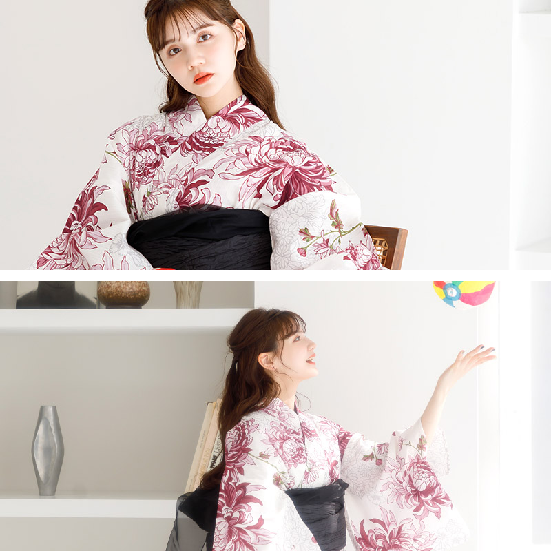 楽天市場】浴衣 5点セット レディース 2025 簡単着付け（ゆかた・しわ