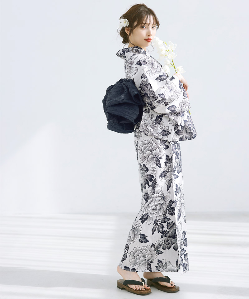 楽天市場】浴衣 5点セット レディース 簡単 大人 可愛い（ゆかた・しわ