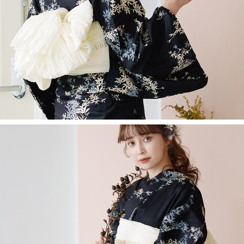 楽天市場】浴衣 5点セット レディース 2025 簡単着付け（ゆかた・しわ