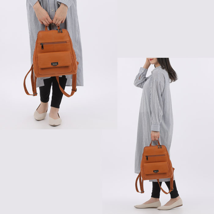 楽天市場】【本革】ソフト 牛革 シュリンクレザー リュック 5671