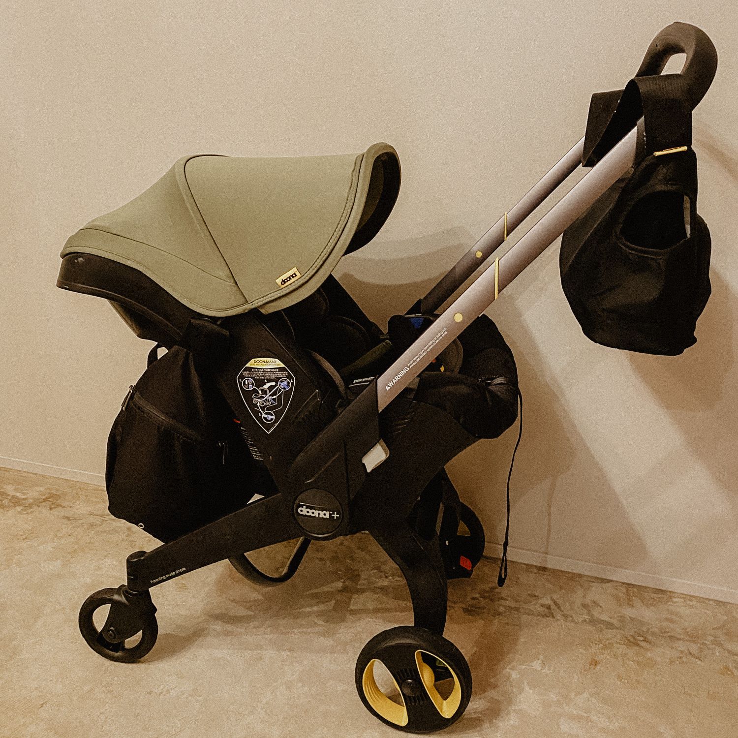 楽天市場】ドゥーナi エセンシャルバッグ ニトロブラック ベビーカー用