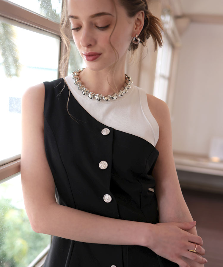 楽天市場】80%OFFクーポン配布中□2way ペプラム ベスト ペプラム