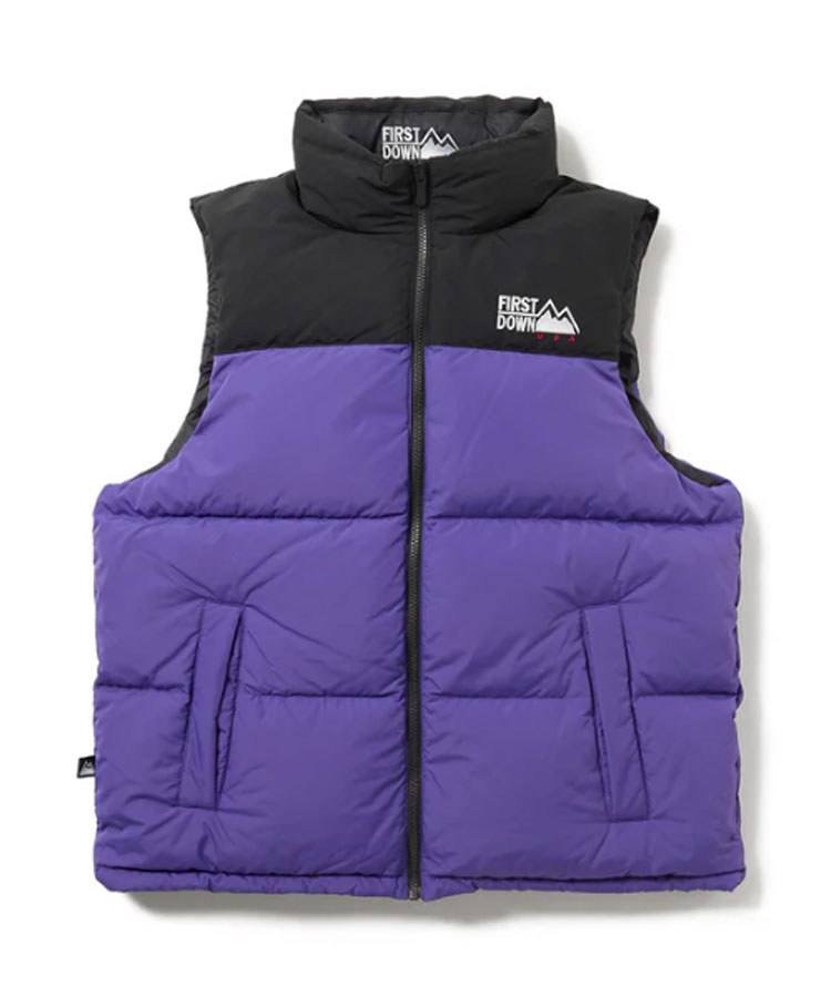 楽天市場】ダウンベスト（カラーパープル）（メンズファッション）の通販