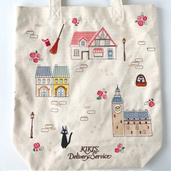 楽天市場】ジブリ グッズ 魔女の宅急便 トートバッグ 街の中のジジ