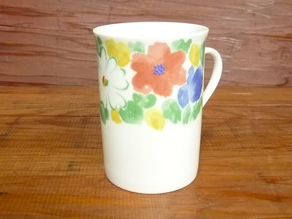 楽天市場】第一陶器 花庵 花柄マグカップ おしゃれ かわいい