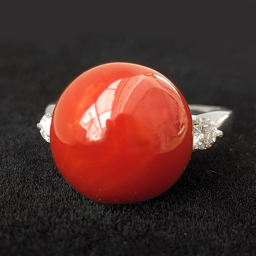 楽天市場】【スーパーセールクーポン有】プラチナ 大粒 珊瑚