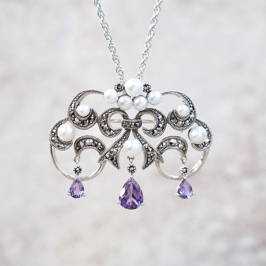 楽天市場】【スーパーセールクーポン有】【碌山】 シルバー アメジスト