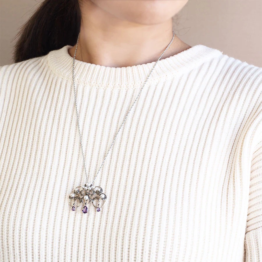 楽天市場】【スーパーセールクーポン有】【碌山】 シルバー アメジスト